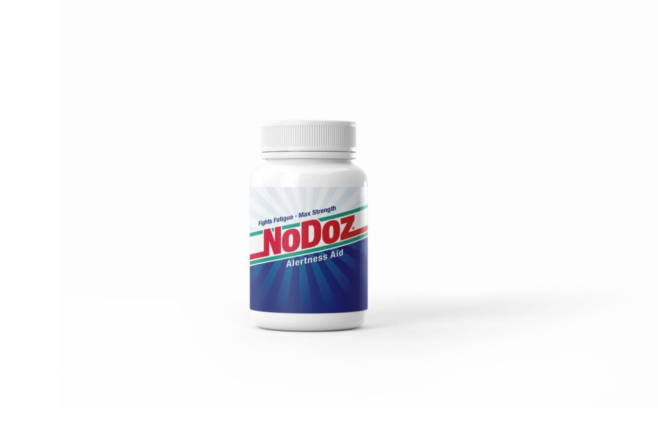 Nodoz 200Mg Maximum Strength Caffeine Alertness Aid, 60 Caplet Twin Pack 120